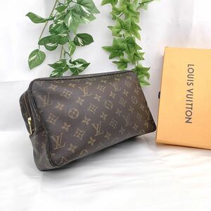 t568 LOUIS VUITTON ルイヴィトン モノグラム トゥルーストワレット 28 ポーチ M47522 正規品 シリアル881TH