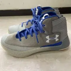 Under Armour SC30 グレー/ブルー25センチ