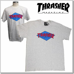 スラッシャー THRASHER S/S TEE 311566-ASH GREY-L 半袖Tシャツ カットソー