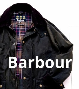 Barbour★ASHBY WAX JACKET バブアー アシュビー ワックス オイル コットン ジャケット ブルゾン 【 XL 】