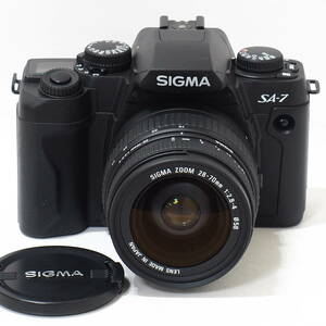 SIGMA SA-7 28-70mm F2.8-4 SA SD Mount 35mm Film Single-Lens Reflex Camera シグマ独自 SA SD マウント フルサイズ対応標準ズーム付激安