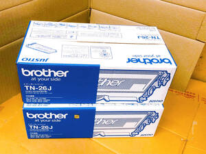 ◆新品未使用 未開封品◆即決 2個 brother ブラザー トナーカートリッジ TN-26J◆HL-2140 HL-2170W MFC-7340 MFC-7840W DCP-7030 DCP7040