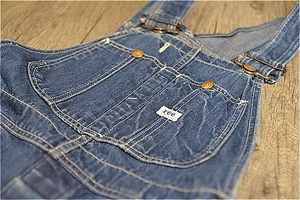 7aa VINTAGE Lee JELT DENIM ジェルト デニムオーバーオールOVERALLS