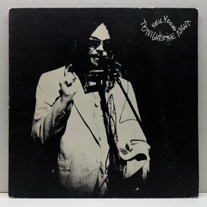 レアな完品!良好! 初版 黒ツヤ 粗ざらジャケ USオリジナル NEIL YOUNG Tonight