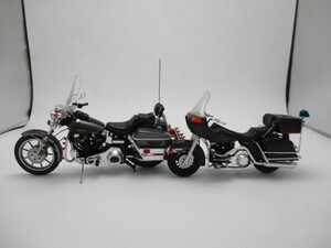 ★☆バイク　プラモデル　ミニカー　ハーレーダビッドソン　HARLEY　DAVIDSON　2台セット☆★