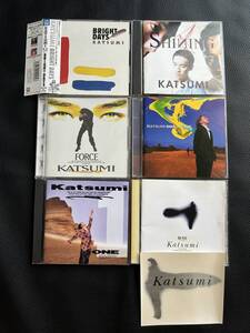 6枚セット□□□katsumi/ROSE IS A ROSE/ONE/LINKAGE/SHINING/FORCE/BRIGHT DAYS□□□