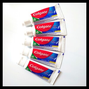 5本 新品 未使用 未開封 コルゲート　Colgate 旅行用 トラベルサイズ travel size 歯磨き粉 20g