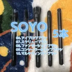 SOYOブラシ 5本 小田切ヒロさんプロデュース  熊野筆6.7.8.9.10