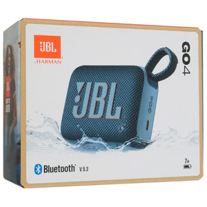 JBL ポータブルBluetoothスピーカー GO 4 JBLGO4BLU ブルー 未使用 [管理:1150028239]