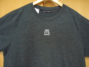 即決　ハワイ　Ｍｃ　マクドナルド　スタッフ　Ｔシャツ　ダークグレー色　ＸＬ