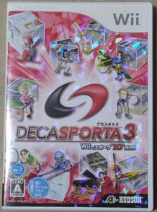 Wii デカスポルタ3(DECA SPORTA 3) Wiiでスポーツ10種目! 【中古品】即決