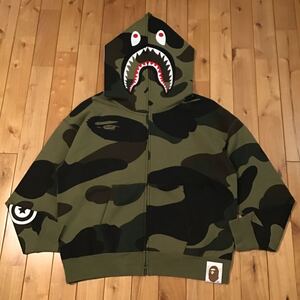 Giant shark full zip hoodie Lサイズ a bathing ape BAPE 1st camo シャーク パーカー エイプ ベイプ アベイシングエイプ 迷彩 tz09