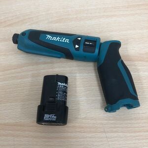 中古品 マキタ makita 充電式ペンインパクトドライバ 7.2V TD021D 本体・バッテリーのみ 工具・電動工具