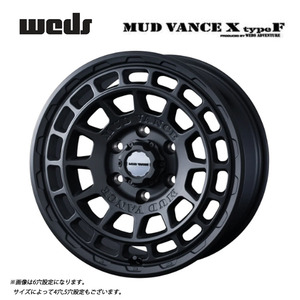 送料無料 ウェッズ MUD VANCE X type F 5J-14 +30 4H-100 (14インチ) 4H100 5J+30【4本セット 新品】