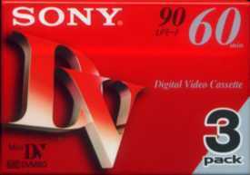 未開封新品　SONY MiniDV 3pack 3DVM60R3 原産国 日本