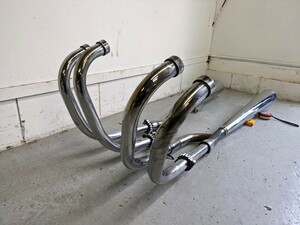 SITO TPSI 2564 フルエキ エキパイ マフラー EXHAUST MIKALOR フランジ付き 1980年製 スズキ GS750 逆輸入車 実動車取り外し