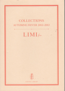 1266【送料込み】「LIMI feu（リミ フゥ）の2012-13年秋冬コレクション ライブラリー」(文庫サイズの作品集)