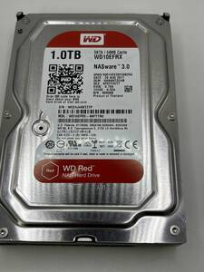 WD RED(NAS）用　1TB HDD 　ＷＤ10EFRX 3.5インチ SATA シリアルナンバー WCC4J4KKTZTP