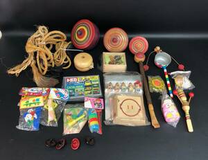 おもちゃ セット こま アンティーク 昭和 レトロ 玩具 独楽 日本 当時物 240401-122