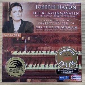 未開封新品 14CD-BOX ショルンスハイム/Christine Schornsheim - ハイドン：ピアノ・ソナタ全集　ピリオド楽器使用　a11NZB0007IK4WE