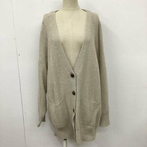 LOWRYS FARM FREE ローリーズ ファーム カーディガン 長袖 ニットカーディガン Cardigan ベージュ / ベージュ / 10102642