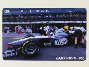 【2-154】　テレカ　50度　F-1　メルセデスベンツ　テレホンカード　モータースポーツ