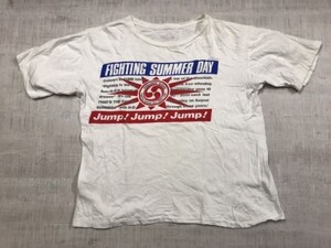 ハウンドドッグ HOUND DOG 大友康平 Fighting Summer Day 1990 オールド 90s 邦楽 アーティスト グッズ 半袖Tシャツ カットソー メンズ 白