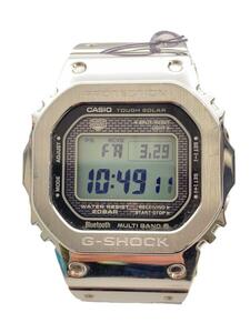 CASIO◆ソーラー腕時計・G-SHOCK/デジタル/SLV/SLV