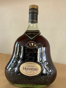 1円スタート 古酒 Hennessy XO コニャック 金キャップ クリアボトル ヘネシー 未開栓 ブランデー