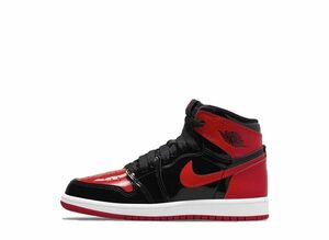 Nike PS Air Jordan 1 High OG "Patent Bred" 20.5cm AQ2664-063