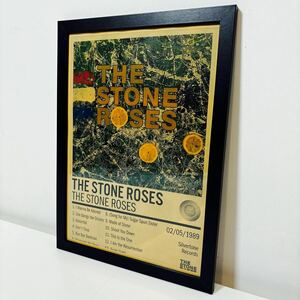 【黒額付きポスター】The Stone Roses ザ・ストーン・ローゼズ（新品