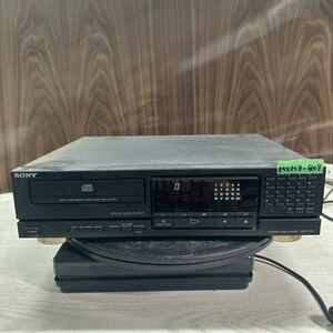 MYM9-869 激安 CDプレーヤー SONY CDP-V725 COMPACT DISC PLAYER 通電OK 中古現状品 ※3回再出品で処分