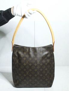 LOUIS VUITTON ルイヴィトン ルーピング モノグラム ショルダーバッグ モノグラム キャンバス