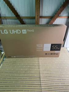 ◯LG 55v型テレビ LG UHD AI THinQ wedOS 新品未開封品 55UR801C0JB 