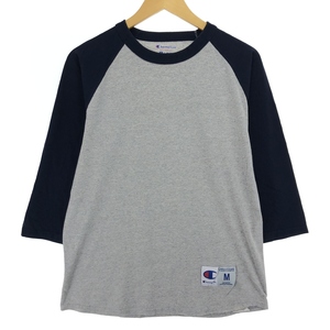 古着 チャンピオン Champion AUTHENTIC 七分袖 ラグランTシャツ メンズM相当 /eaa486255