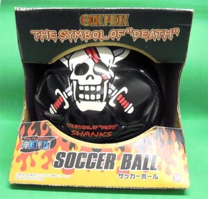 ワンピース(ONE PIECE)　シャンクス海賊旗　サッカーボール　箱入り　中古