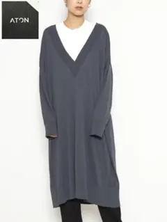 美品✨️ ATON Suvin cotton oversized dress