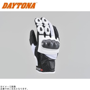 在庫あり DAYTONA デイトナ 15964 HBG-053 スポーツメッシュグローブ ブラック/ホワイト サイズ:L