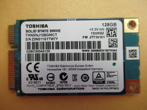 ♪♪ 【即決】TOSHIBA SSD 128GB MSATA THNSNJ128GMCT♪♪使用時間:14686H