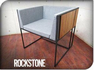 新品/未使用品/ROCKSTONE/ロックストーン/高級/BARCODE BC9404/チーク材/オイル仕上げ/ステンレス/arm chair/アームチェア/14万/ft8060k