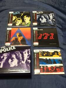 ポリス The Police 紙ジャケ SHM-CD 5枚 +ディスクユニオン特典ボックス