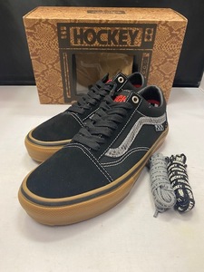 【新品】VANS SKATE OLD SKOOL HOCKEY SKATEBOARDS BLACK SNAKE US10.0 28.0cm スケート オールドスクール ホッケー ホッキ―