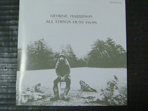 GEORGE HARRISON/ジョージ・ハリスン「ALL THINGS MUST PASS/オール・シングス・マスト・パス」2CD 国内盤 THE BEATLES/ビートルズ