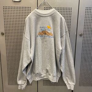 古着　ヴィンテージ　sweat スウェット　トレーナー　ビックサイズ　ファンシー　犬　個性派