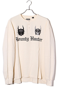 23AW Supreme × Bounty Hunter シュプリーム SIZE:L Thermal Henley L/S Top サーマルヘンリーネック 長袖トップス Tシャツ Natural ナチ