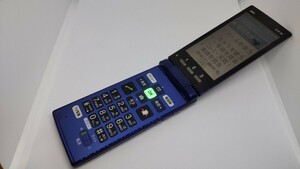 A232 au SIMフリー かんたんケータイ KYF38 KYOCERA 4Gガラホ 簡易動作確認＆簡易清掃＆初期化OK 判定○ 送料無料 SIMロック解除手続済