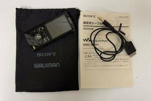 SONY ウォークマン NW-S766 専用ケース付き　録音用ケーブルWMC-NWR1 ジャンク