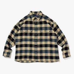 希少★新品本物【紺★2】★VANING CHECK LS SHIRT バニングチェックシャツ 正規店購入 ディセンダント 限定品 入手困難 DESCENDANT 2020A/W