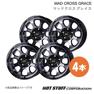 MAD CROSS GRACE アルファード 30系 2.5L車 ホイール 4本【16×7.0J 5-114.3 INSET38 ブラッククリア&リムブラック】HOT STUFF