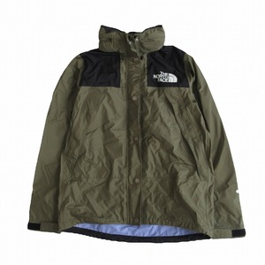 THE NORTH FACE ザ・ノース・フェイス マウンテン レインテックス ジャケット アウター GORE-TEX グリーン系 サイズM レディース